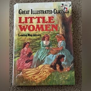 GREAT ILLUSTRATED CLASSICS LITTLE WOMEN by Louisa May Alcott (1989, HARDCOVER)